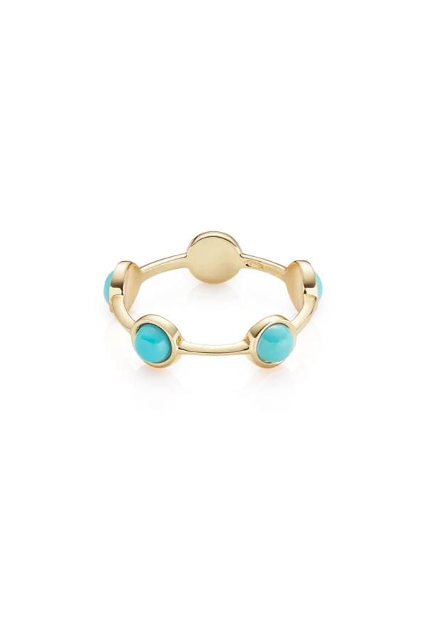 Anello Essenza Turchese in Argento 925 con Pietra Naturale