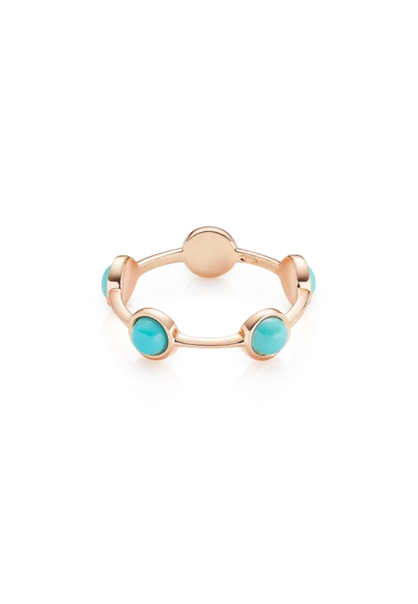 Anello Essenza Turchese in Argento 925 con Pietra Naturale